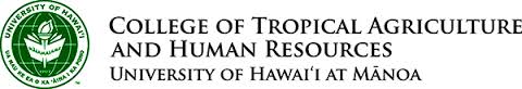 The college of tropical agriculture and human resources logo.