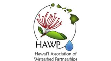 Hawaii association of water partnerships logo.