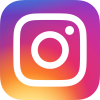 The instagram logo with a colorful background.